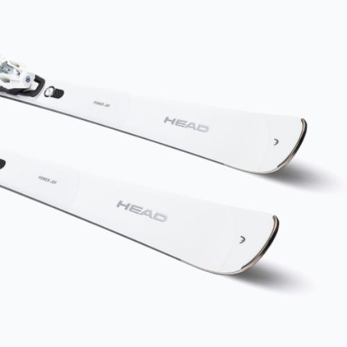 Dámské sjezdové lyže HEAD e-power Joy SW SF-PR + Joy 12 white/silver
