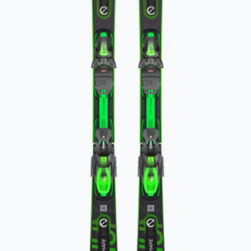 Sjezdové lyže HEAD Supershape e-Magnum SW SF-PR + PRD 12 black/neon green