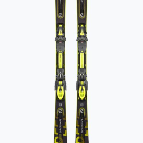 Sjezdové lyže HEAD Supershape e-Speed SW SF-PR + PRD 12 black/neon yellow