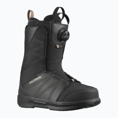 Pánské boty na snowboard Salomon Titan Boa black/black/roasted cashew