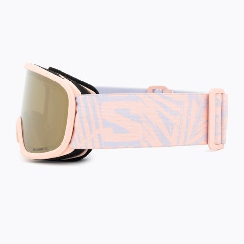 Dětské lyžařské brýle Salomon Lumi Flash tropical peach/flash gold
