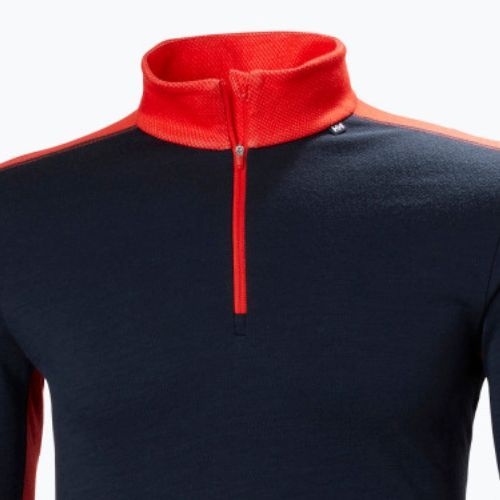 Pánská termoakční mikina Helly Hansen Lifa Merino Midweight 1/2 Zip navy