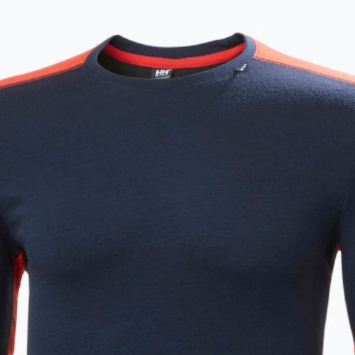 Pánská termoakční mikina Helly Hansen Lifa Merino Midweight Crew navy/598