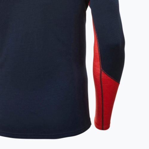 Pánská termoakční mikina Helly Hansen Lifa Merino Midweight Crew navy/598