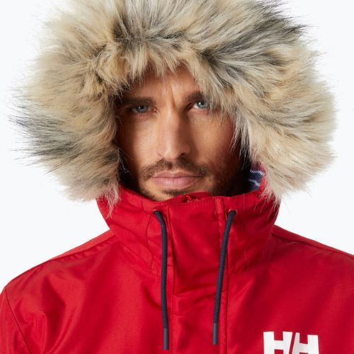 Helly Hansen pánská péřová bunda Coastal 3.0 Parka červená