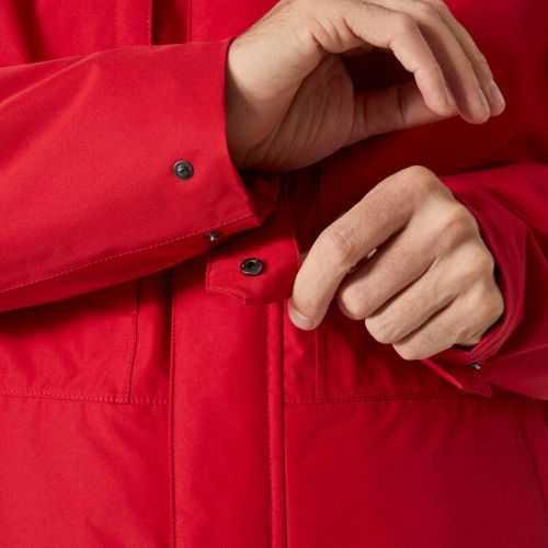 Helly Hansen pánská péřová bunda Coastal 3.0 Parka červená