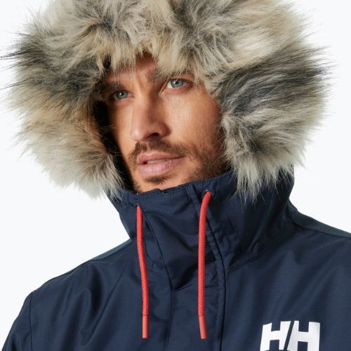 Pánská péřová bunda Helly Hansen Coastal 3.0 Parka, tmavě modrá