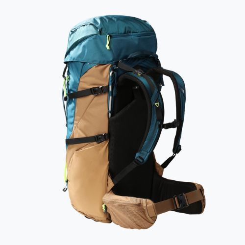 Trekingový batoh The North Face Terra 65 l blue coral/utility brown/led yellow