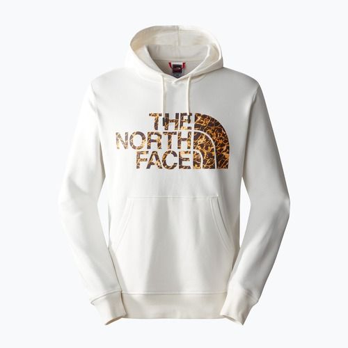 Pánská mikina The North Face Standard Hoodie gardenia white/coal brown water distortion print