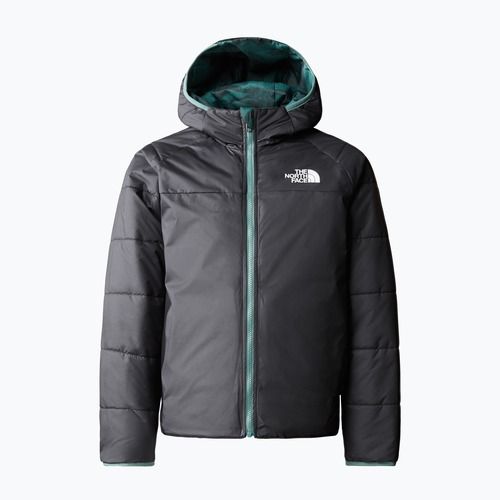 Dětská zimní bunda The North Face Reversible Perrito dark sage rain camo print/black