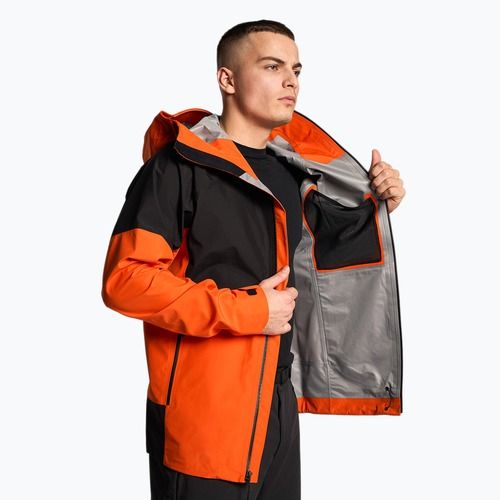 Pánská softshellová bunda The North Face Jazzi Gtx červená oranžová/černá