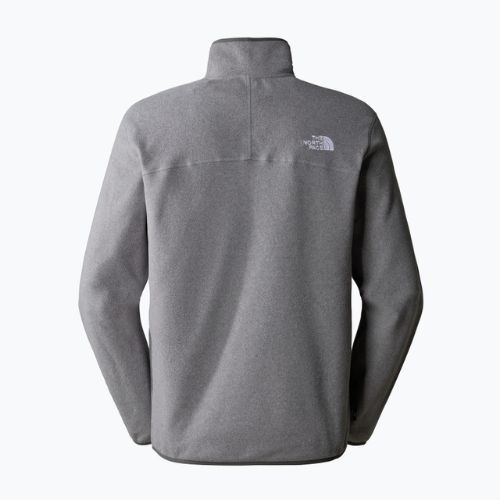 Pánská fleecová mikina The North Face 100 Glacier 1/4 Zip středně šedá heather