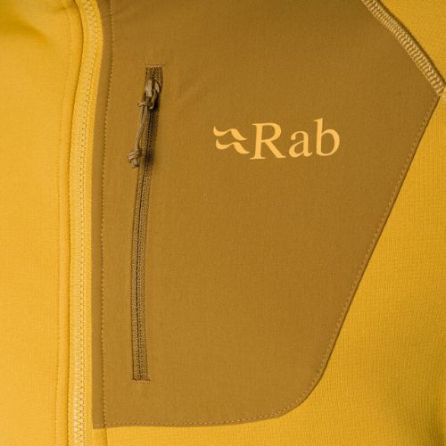 Pánská trekingová mikina Rab Superflux Hoody sahara
