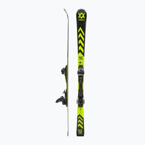 Sjezdové lyže Völkl Racetiger SC Black + vMotion 10 GW black/yellow