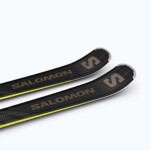 Sjezdové lyže Salomon S/Max 8 XT + M11 GW black/driftwood/safety yellow