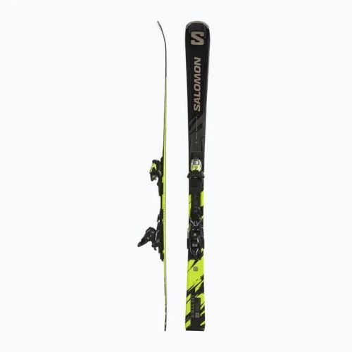 Sjezdové lyže Salomon S/Max 8 XT + M11 GW black/driftwood/safety yellow