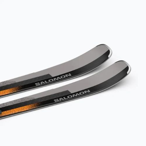 Sjezdové lyže Salomon Stance 84 + M12 GW black/neon orange/dove