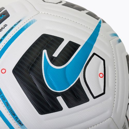 Fotbalový míč Nike Academy Team white/black/lt blue fury velikost 3
