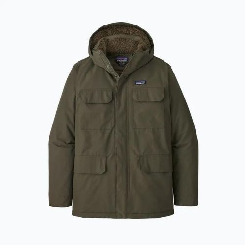 Pánská zateplená bunda Patagonia Isthmus Parka basin green