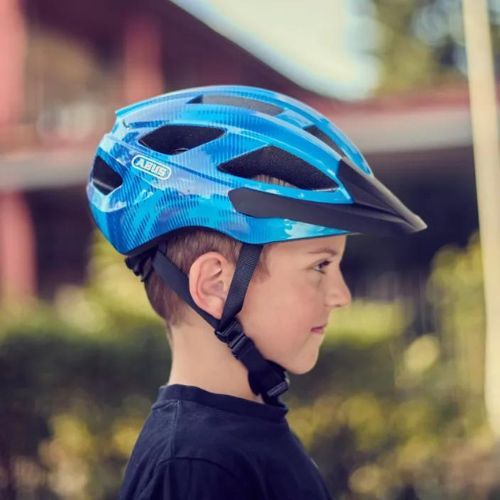 Cyklistická helma Abus Macator steel blue