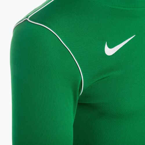 Pánské fotbalové tričko longsleeve   Nike Dri-FIT Park 20 Crew pine green/white