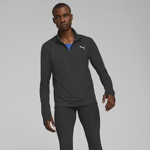 Pánská běžecká mikina PUMA Run Favorite 1/4 Zip black