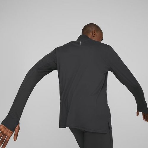 Pánská běžecká mikina PUMA Run Favorite 1/4 Zip black