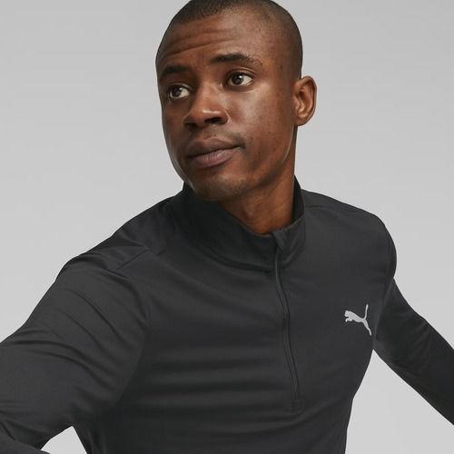 Pánská běžecká mikina PUMA Run Favorite 1/4 Zip black