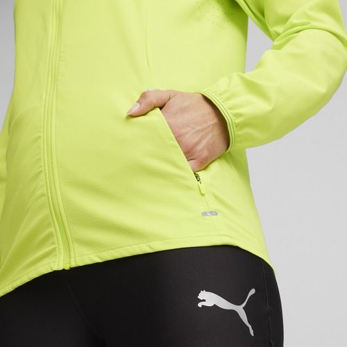 Dámská běžecká bunda PUMA Run Elite Ultraweave lime pow