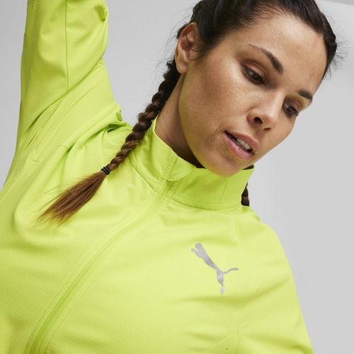 Dámská běžecká bunda PUMA Run Elite Ultraweave lime pow