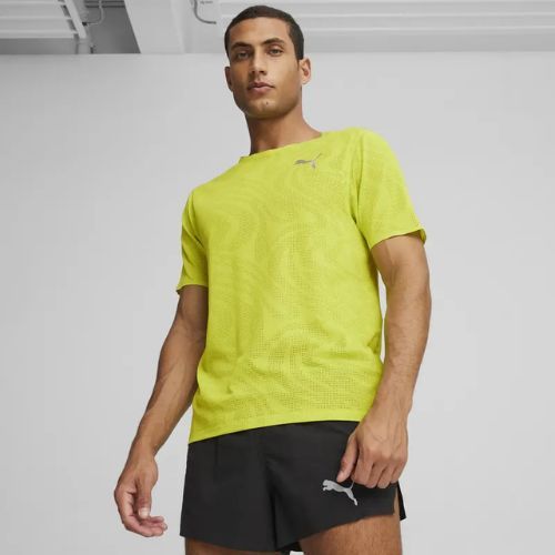 Pánské běžecké tričko PUMA Run Ultraspun green