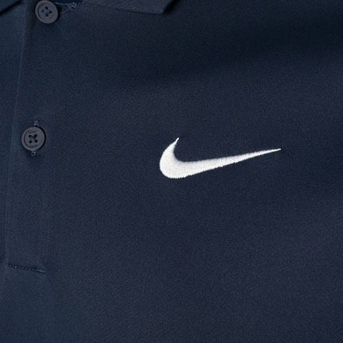 Pánské tenisové tričko  Nike Court Dri-Fit Polo Solid obsidian/white