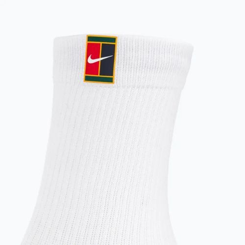 Tenisové ponožky Nike Court Multiplier Cushioned Crew 2pairs white/white