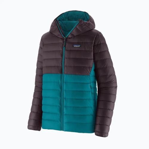 Pánská péřová bunda Patagonia Down Sweater Hoody belay blue