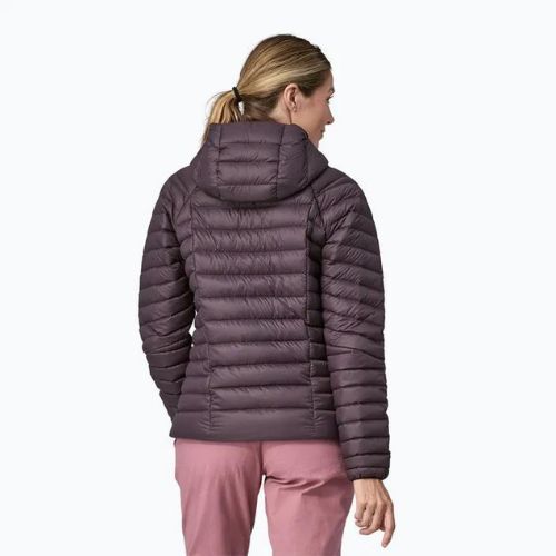 Dámská péřová bunda Patagonia Down Sweater Hoody obsidian plum