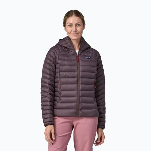 Dámská péřová bunda Patagonia Down Sweater Hoody obsidian plum