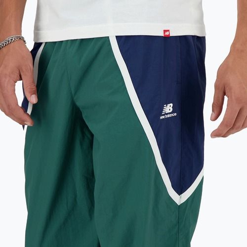Pánské kalhoty New Balance Hoops Woven team forest green