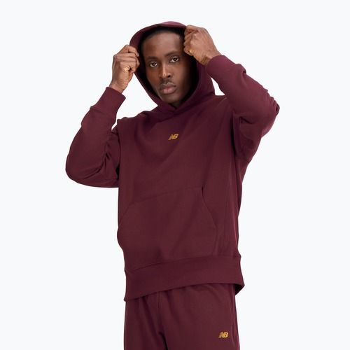 Pánská mikina New Balance Athletics Remastered Graphic French Terry burgundy
