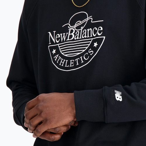 Pánská mikina New Balance Athletics Graphic Crew black