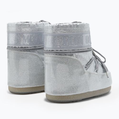 Dámské sněhule Moon Boot Icon Low Glitter silver