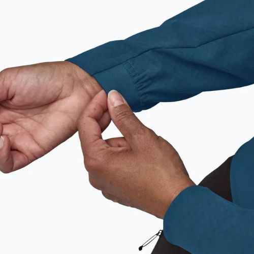 Dámská softshellová bunda Patagonia R1 CrossStrata Hoody lagom blue