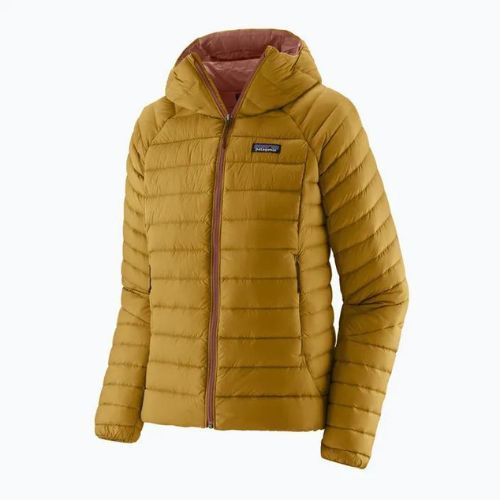 Dámská péřová bunda Patagonia Down Sweater Hoody cosmic gold