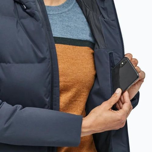 Dámský péřový kabát Patagonia Jackson Glacier Parka smolder blue