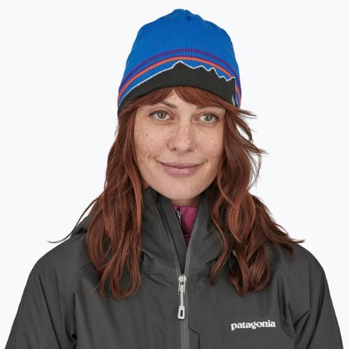 Zimní čepice Patagonia Beanie classic fitz roy/andes blue