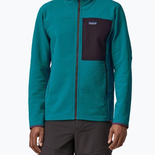 Pánská softshellová bunda Patagonia R2 TechFace belay blue