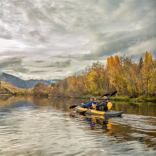 Nafukovací kajak pro 2 osoby Advanced Elements Island Voyager yellow/grey