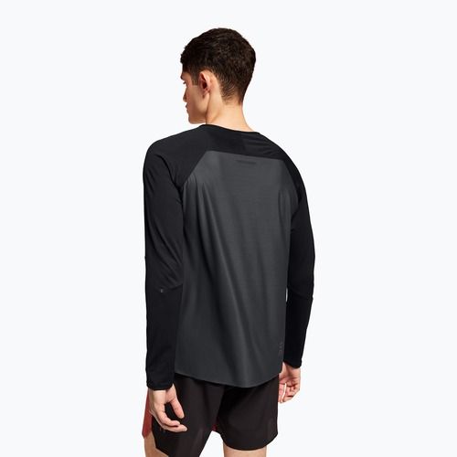 Pánské běžecké tričko longsleeve On Performance Long-T black/eclipse