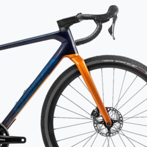 Gravel kolo Orbea Terra M20 Team 2023 blue carbon/leo orange