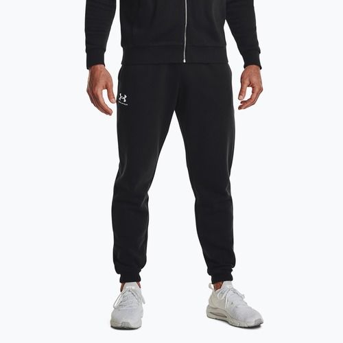 Pánské sportovní kalhoty Under Armour Essential Fleece Joggers black/white