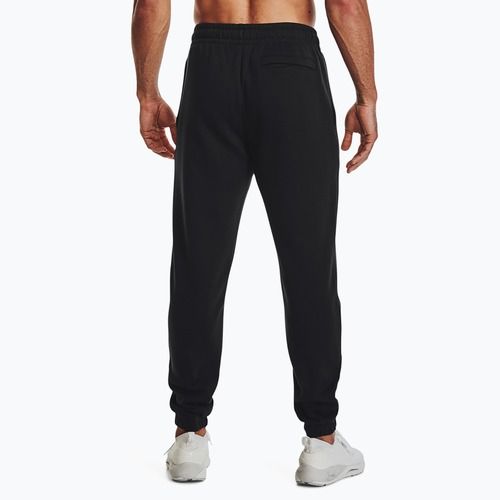 Pánské sportovní kalhoty Under Armour Essential Fleece Joggers black/white